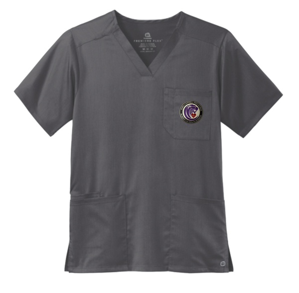 JCHS Academy of Health Sciences | Unisex Premiere Flex™ V-Neck Top