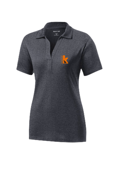 Kaimiloa Heather Contender Polo | Ladies | Orange Embroidery