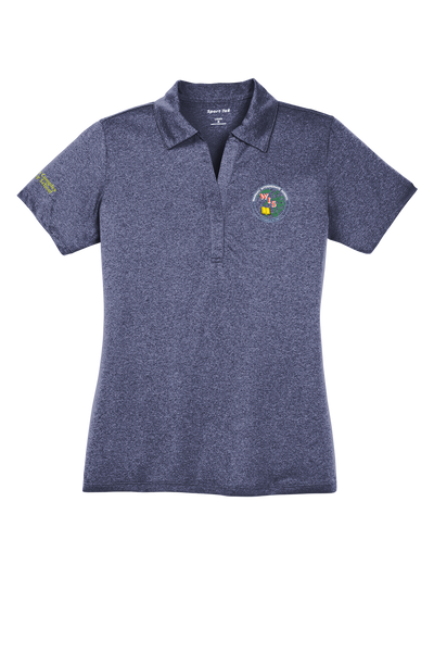 Waipahu Inter Jr. Marauders | Ladies Heather Polo | LST660