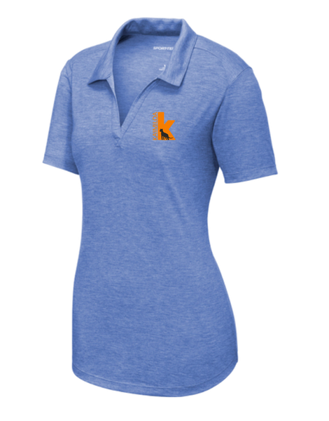 Kaimiloa Tri-Blend Polo | Ladies | Orange Embroidery