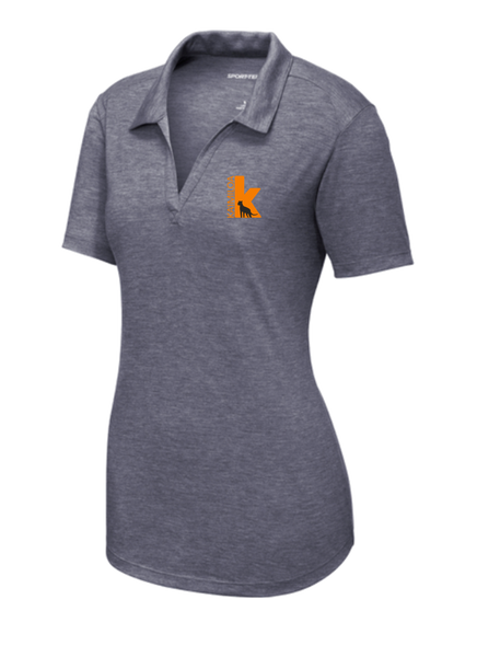 Kaimiloa Tri-Blend Polo | Ladies | Orange Embroidery