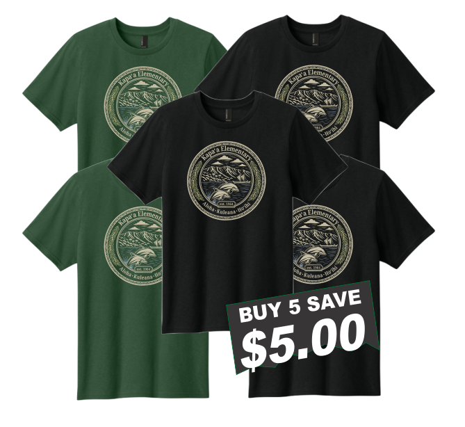 Kapaa Elementary School | Uniform T-Shirt | Cotton | Starter Package