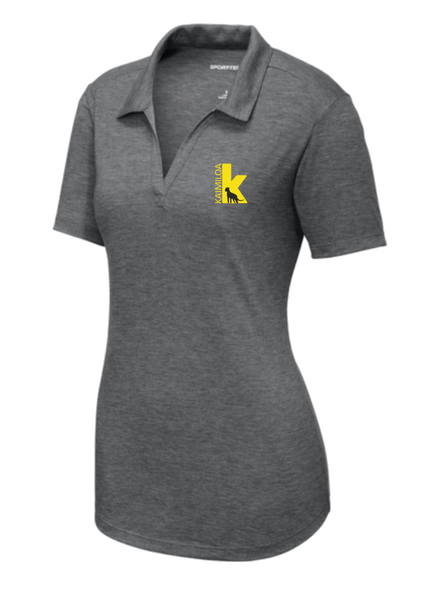 Kaimiloa Tri-Blend Polo | Ladies | Yellow Embroidery